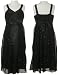 GIRLS HYPE Chiffon & Charmeuse Dress W/ Glitter
