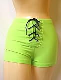 Cotton Lycra Shorts With Grommet tie front