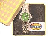 John Deere Womens Fossil Silver Watch