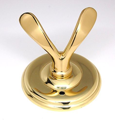 Solid Polished Brass Wall Hook Bathroom Robe Towel Clothing