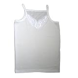 Ladies 100% cotton sleeveless vest (pack of 3)