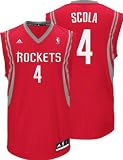 Luis Scola Jersey: adidas Red Replica #4 Houston Rockets Jersey