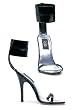 5 Inch Heel Sandal Women's Size Shoe With Attached Ankle Cuff