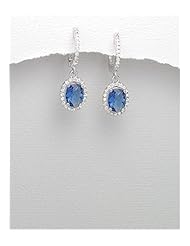 CZ Earrings In 92.5 Sterling Silver