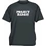 Project Badass Distressed Style Logo Men's tee Shirt in 12 colors Small thru 6XL