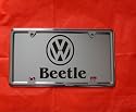 VW BEETLE LICENSE PLATE WITH FREE CHROME FRAME