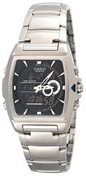 Casio Men's EFA120D-1AV Ana-Digi Edifice Thermometer Bracelet Watch