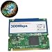 HQRP 802.11n MIMO Wi-Fi 300 Mb WLAN MiniPCI Card - Supports WPA (TKIP/AES), WEP, MIC, Shared Key, 802.1X