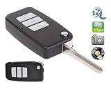 Spy Camera Car Key - Features High Resolution Photo and Video with Audio Recording with Sound activation feature. 4gb internal Memory