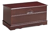 Cherry Finish Cedar Lined Hope Chest Trunk Lock Key