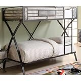 Homelegance B813T-1 Spaced Out Twin-Twin Bunk Bed
