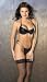Lace Up Leather Bra Underwire Lace Up Back Sizes Small, Medium, Large and X-Large Shown with Y2L-3-115 Thong