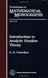 Introduction to Analytic Number Theory (Translations of Mathematical Monographs)