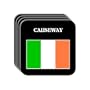 Ireland - "CAUSEWAY" Set of 4 Mini-Mousepad Coasters