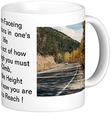 ColorUnique Coffee MugA Cup Of Inspiration Classic White Coffee Mug