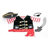 Melissa & Doug Pirate Role Play Costume Set