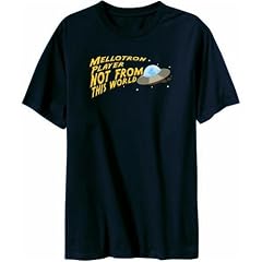 Mellotron Player Not From This World Instrumente Herren T-Shirt (Marineblau, Gr��en X-Small - XXX-Large)