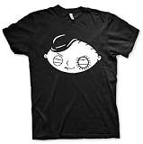 Family Guy Stewie Clockwork Black Mens Large T-Shirt