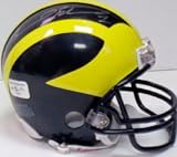 Braylon Edwards Michigan Autographed Mini Helmet