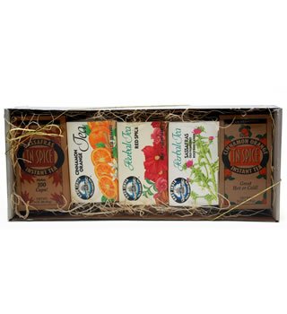 East India Tea, Specialty Gourmet Tea Sampler Gift Pack by Rogers Family Gourmet Coffee & Tea