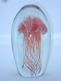 41MzDRstdBL. SL160  Glass Jellyfish Paperweight Color Red 6    Jelly Fish Paper Weight
