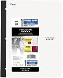 Five Star Wireless Notebook, College Ruled, 1 Subject, 8.5 x 11 Inches, 80 Sheets, Assorted Colors (09294)