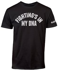 UFC Men's DNA Tee, Black, Large