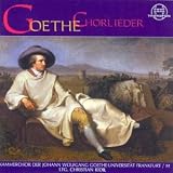 Goethe Chorlieder, Various Wor