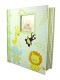 C.R. Gibson Keepsake Memory Book of Baby's First Year, Jungle Friends