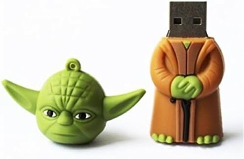 Always Star 64g Star Wars Yoda Flashdrive 64GB Cartoon Yoda Model Usb 2.0 Enough Memory Stick Flash pen Drive