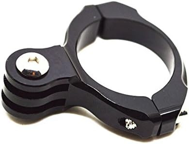 Aokland 31.8mm Bike Bicycle Aluminum Handlebar Pole Clamp Mount for GoPro Hero 2 3 3+ BLACK