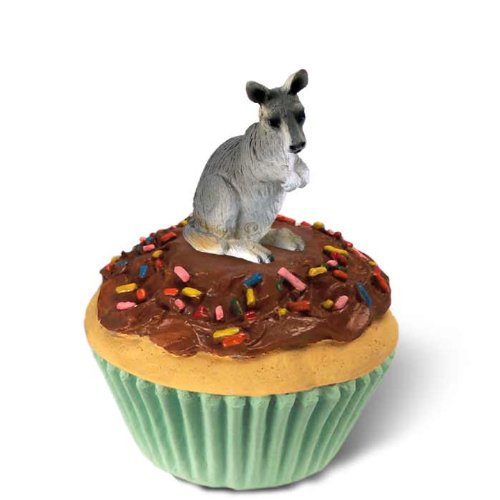 Kangaroo Cupcake Trinket Box