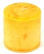 4" x 4" Mottled Pillar, Golden Pear