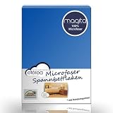Produkt-Bild: Microfaser Jersey Spannbettlaken Spannbetttuch Royal Blau 180x200 - 200x200