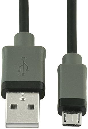 Micro USB to USB 5 - USB 2.0 - 5 Foot Cord (3 Pack [Black])