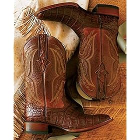 Crocodile Cowboy Boots by Orvis