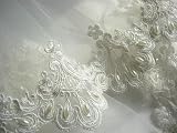 Ivory Mantilla Bridal Wedding Lace Veil 35x28