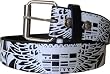 Black STAR Design Imitation Leather Punk Rock Complete Belt