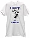 JESUS CHRIST LOVES HEARTS THE COWBOYS FOOTBALL PRIDE FAN USA SPORT T SHIRT jersey