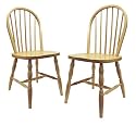 Winsome Wood Windsor Chair with Natural Finish, Set of 2