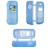LG enV VX-9900 VX9900 Premium Dark Blue Silicone Skin Case Cover