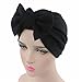 Qhome Womens Luxury Bow Turban Hat Stylish Chemo Cap