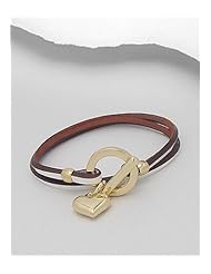 White Heart Leather Bracelet In White Base
