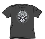 Celtic Skull - Adult Charcoal S/S T-Shirt For Men