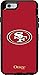 OTTERBOX Defender iPhone 6/6s Case - Retail Packaging - NFL 49ERS