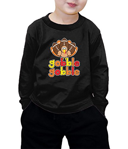 Toddler Little Boy Gobble Gobble - Thanksgiving Long Sleeve T-shirt