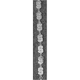 LogoArt Michigan State Spartans Sterling Silver Team Font Bracelet