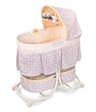 Summer Infant Mother’s Touch Soothing Bassinet, Grey/Yellow
