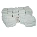 OsoCozy Prefold Cloth Diaper Basic Package - Bleached Prefolds & White Velcro Bummis Super Whisper Wraps