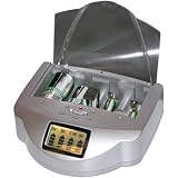 Viatek RE02G Renu-It Pro Series GrayProfessional Grad Disposable Battery Regenerator/Used for AA, AAA, C, D & 9-Volt Batteries